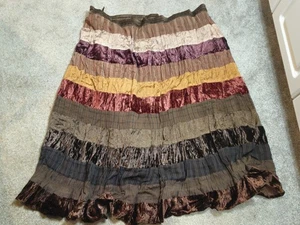 XL Phool Maxi Skirt  Boho Peasant Hippie Festival Pull On Y2K - Picture 1 of 4