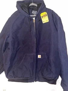 Chaqueta con Capucha Carhartt Para Hombre 3XL TALL Firme Pato Aislado Franela Forrada 0J0140-M - Imagen 1 de 8