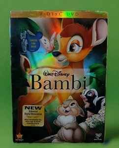  Walt Disney’s Bambi-DVD (2011, 2-Disc Set)W/Slipcover,Insert-Like New-FREE SHIP - Bild 1 von 3