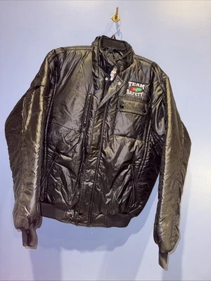 Abrigo Para Hombres XL Vintage Punto de Inversión Equipo Seguridad CF, NUEVO Lote De Bolsillos Brillo  Foto 1 de 4