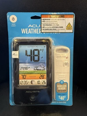 AcuRite Weather Forecaster with Color Display and Wireless Sensor (Sealed) A4 - Image 1 of 2