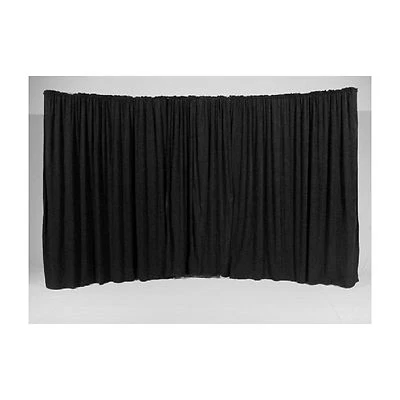 Photography Studio Backdrop 10 x 10 ft Black Theater Custom Stage Panel Drape  - Image 1 of 2
