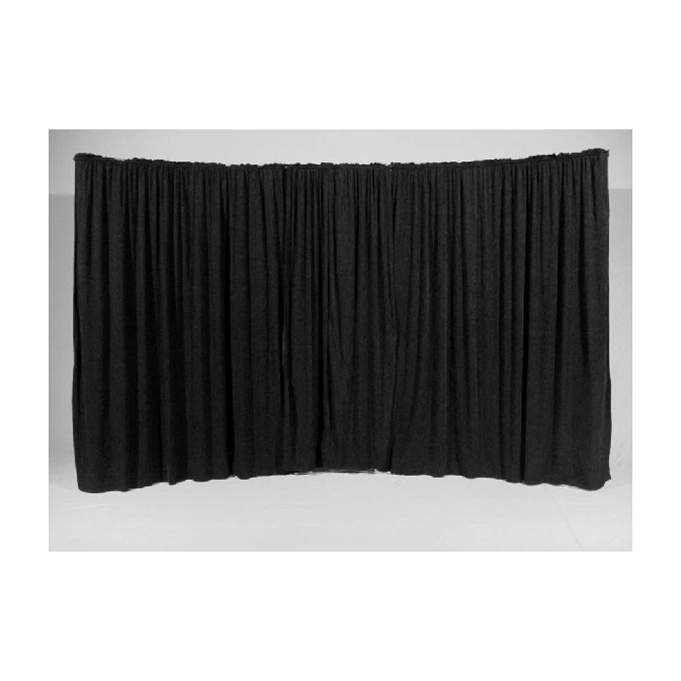 Photography Studio Backdrop 20 W x 9H ft Black Theater Custom Stage Panel Drape  - Image 1 of 1