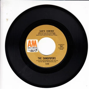 THE SANDPIPERS Santo Domingo VG+ 45 RPM  - Picture 1 of 2