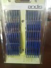Andis Metal Plated Universal Snap-On Guide Comb Set 12990 Blue 8 pieces A249 