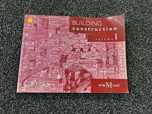 Building Construction Vol. 1 by William Barr McKay (Paperback) - Imagen 1 de 5