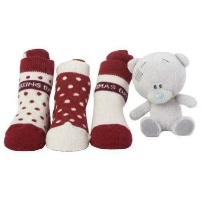 Tiny Tatty Teddy Me To You jouet doux et chaussettes de Noël ensemble cadeau neuf