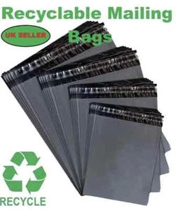 GREY Postal Post Packaging Bags Plastic Parcel Mailing Packing Postage Self Seal - Picture 1 of 4