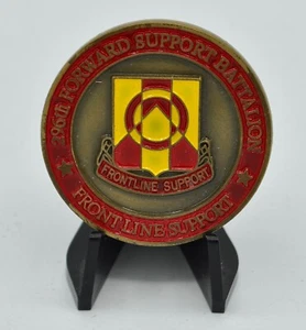 US Army 296th Forward Support Battalion FSB Challenge Coin - Bild 1 von 2