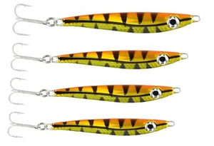 Spro CAST´X Casting Jig Zocker Fire Tiger 7g 14g 21g 28g Pilker Schuppenmuster - Picture 1 of 5