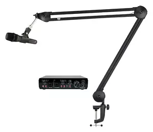 Mackie EM-89D Dynamic Microphone+Warm Audio Boom Arm+Recording Interface - Picture 1 of 12