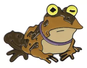Spilla animata Futurama HypnoToad Hypno Rospo Rana Ipnosi Ipnotica Ipnotizzazione - Foto 1 di 3
