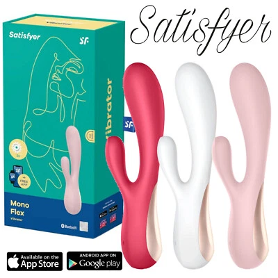 Satisfyer Mono Flex Rabbit Vibrator with APP, G-Spot Massager Vaginal Vibrator - Bild 1 von 2