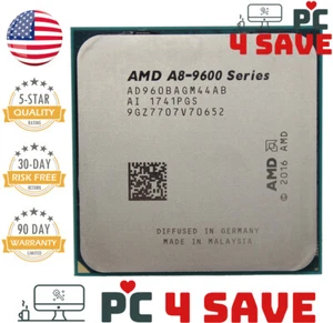 7th Gen AMD PRO A8-9600 APU 3.1 GHz (Turbo 3.4 GHz) Socket AM4 CPU AD960BAGM44AB - Picture 1 of 1