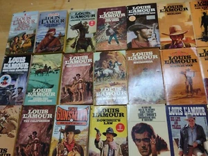 Menge 4 Louis L'amour Western Taschenbuch Fiktion Bücher MIX zufällig LG SAMMLUNG - Bild 1 von 12