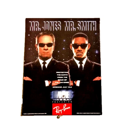 New Vintage Ray Ban B&L Men in Black Movie Sunglasses plus T-Shirt & Gift Bag - Image 1 of 4