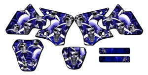 2000-2008 TTR 90 BUFÓN Blue Senge kit de gráficos compatible con Yamaha - Imagen 1 de 10