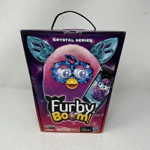 2012 FURBY Boom Crystal Series Blue Purple Pink Talking Hasbro - Picture 1 of 7