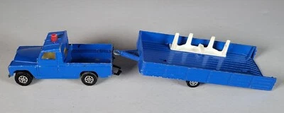 CORGI TOYS WHIZZWHEELS LANDROVER 109WB Diecast 4" Truck With Trailer Vintage  - Image 1 of 4