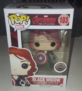Funko Pop Marvel #103 Avengers Age of Ultron Black Widow Gamestop Exclusive Neu in OVP - Bild 1 von 7