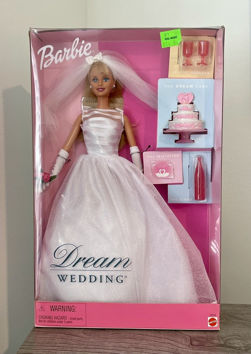 Barbie - バービー 2000年 ドリーム ウェディング 花嫁 人形 ブライド ケーキ Yahoo!オークション - バービー 2000年 ドリーム ウェディング