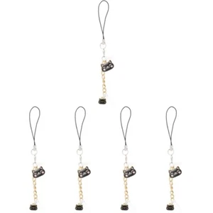 5 PCS Dust Plug Pendant Girl Lovers Mobile Phone Plugs for Charging Port - Zdjęcie 1 z 12