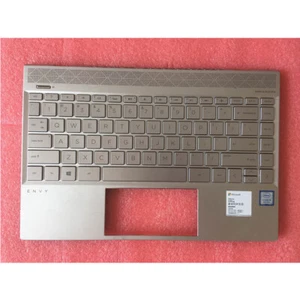 For HP ENVY 13 13-AH C Shell Palmrest W/ Keyboard TPN-W136 L19540-001 Silver - Picture 1 of 2