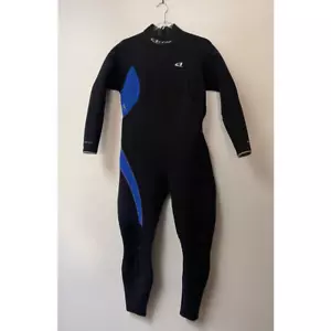 Aeris muta intera donna 16 Rio 3/2 mm manica lunga nero blu sport acquatici zip - Foto 1 di 7