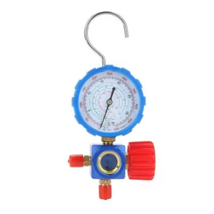 Klimaanlage Monteurhilfe Manometer Kältemittel Ventil 500 psi Druckmanpmeter NEU - Bild 1 von 9