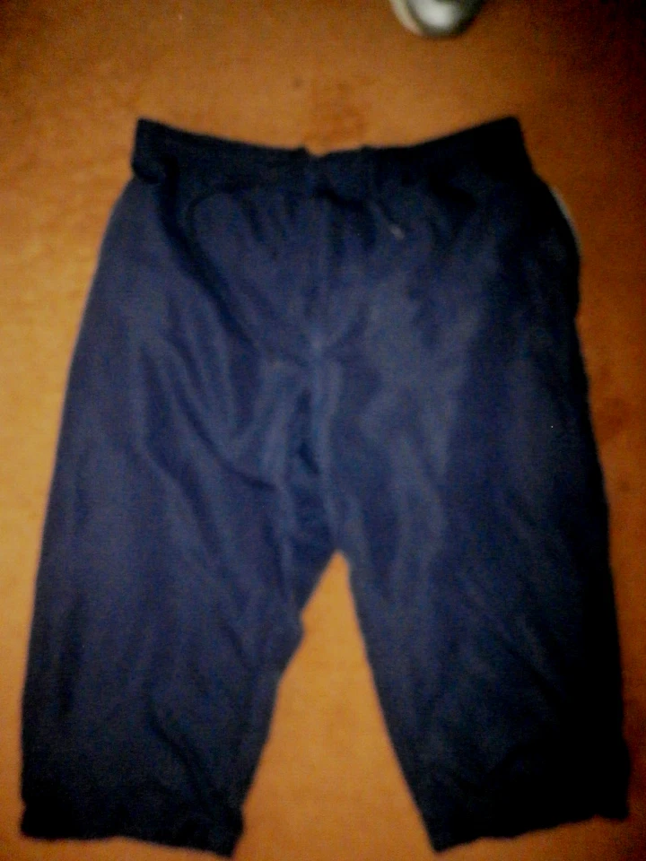 Pantalones cortos capri con cordón azul marino forrados de malla cortavientos East West 3 piezas Foto 1 de 3