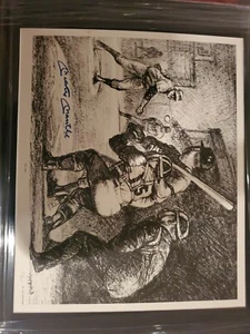 Mikey Mantle Signed Print, Joe Sheppard 53/100. LIMITED TO 100 PIECES.BEAUTIFUL - Picture 1 of 5