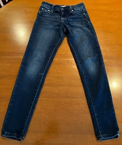 Tractr Girls Size 10 Stretch Dark Jeans 5 Pocket Skinny Denim Classic Prep READ - Picture 1 of 12