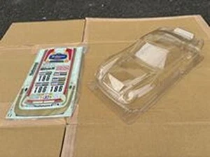 TAMIYA Porsche 959 1/12 Rothmans Rally Car Unpainted RC Body Vintage Unused - Picture 1 of 7