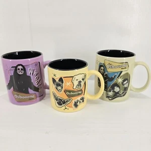 The Osbourne Family Collector Mug Lot of 3 Mugs 2 Large and 1 Regular Mug - Picture 1 of 6