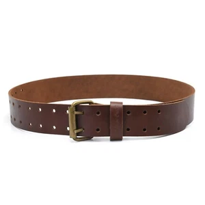 Style n Craft 98052 - 2" Wide Work Belt in Heavy Top Grain Dark Tan Leather - Picture 1 of 1