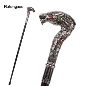 Antique Designer Red-eyed Snake Handle Vintage Walking Cane  Walking Stick Men's - Picture 1 of 10