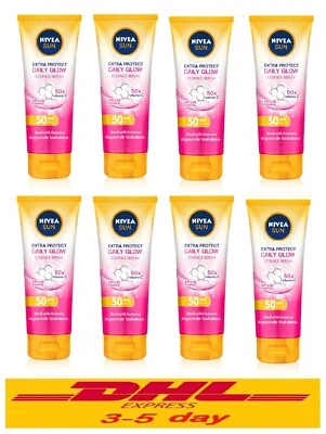 8 x 70 ml. NIVEA Sun Super Protect Daily Glow Body Serum FPS50/PA +++Não químico - Imagem 1 de 4