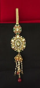 Indian Jewelry Key Chain Juda Bollywood Ethnic Gold Plated Indian Wedding Juda - Picture 1 of 1