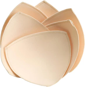 3 Pairs Bra Pads Inserts,Sewn Push up for Sports Bra Cup,Removable Bra Inserts E - Picture 1 of 12