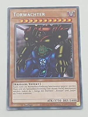 Yu-Gi-Oh! Einzelkarte Torwächter 1st Rare NM - Bild 1 von 2