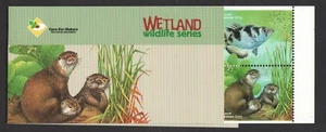 SINGAPORE 2000 CARE FOR NATURE SERIES WETLAND WILDLIFE FISH & OTTER BOOKLET MINT - Picture 1 of 3