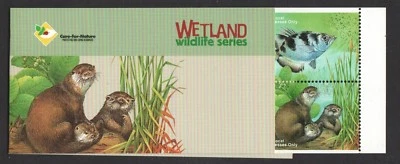 SINGAPORE 2000 CARE FOR NATURE SERIES WETLAND WILDLIFE FISH & OTTER BOOKLET MINT - Image 1 of 3