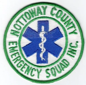 VIRGINIA - Nottoway County Emergency Squad - [ EMS Shoulder Patch ] - Picture 1 of 1