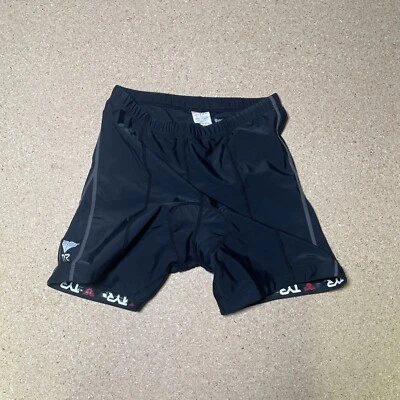Pantalones Cortos Acolchados TYR Para Mujer Ciclismo Bicicleta Carrera Informales Negros Talla L Foto 1 de 4