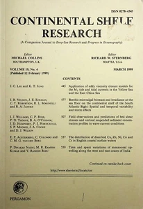 Continental Shelf Research, Band 19, Nr. 4 Journal 1999 Tiefsee - Bild 1 von 6
