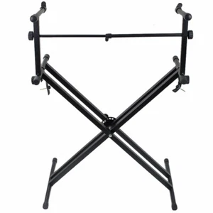 Keyboard Ständer Doppel Piano Stand Stativ Keyboardständer Doppelversteifter - Bild 1 von 3