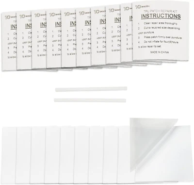 Pack de 20 Kit de Reparación de Parches de Piscina TPU para Colchón de Aire, 20 Paquetes, Transparente  Foto 1 de 4