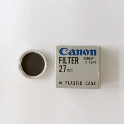 Canon Filter 27ｍｍ Screw-in-Type ND4 4XY in Genuine Plastic Case from Japan - Image 1 of 4