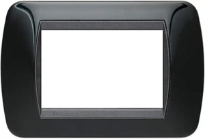 BTICINO LIVING INTERNATIONAL PLACCA 3 MODULI L4803NR - Foto 1 di 1