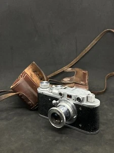Ultra rare ussr camera FED Trudkommuna nkvd 5-digit Copy of Leica II (D) working - Bild 1 von 5